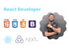 do frontend development with react, HTML, CSS