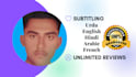 create your subtitles in cheap price with free sample