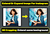 expand image or extend image same background for instagram