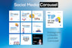 design carousel posts for instagram, youtube, and linkedin