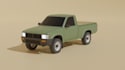 make a low poly car model in blender
