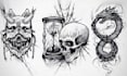 draw custom tattoo design for you