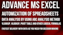 create best ms excel files with advance formulas