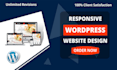 design wordpress website, figma to wordpress, elementor website design