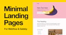 create minimalist landing pages that converts