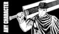 draw any character in detailed vector lineart