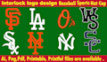 do interlock,overlapping logo design in baseball hat cap
