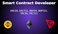 develop nft, erc20, bep20, trc20 and smart contracts