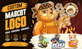 draw a custom mascot logo for gaming, sports and your brand