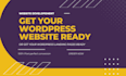 develop wordpress website and wordpress landing pages