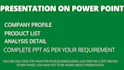 prepare presentations on power point