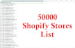 provide shopify stores list, ecommerce stores list