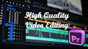 edit your videos using adobe premiere pro