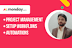 setup monday com crm,monday project management,monday expert,monday integrations