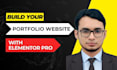 be your elementor expert for portfolio website with elementor pro