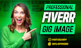 design a professional fiverr gig image in 2 hours