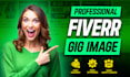design a professional fiverr gig image in 2 hours