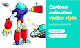 make a dynamic cartoon animation video