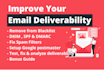 fix emails going to spam and improve email deliverability