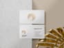 do foil and embossed business card design