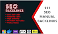 manually create 111 permanent dofollow backlinks on 90 da sites