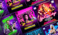 a motion flyer for event flyers or music artwork