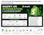 do shopify API integration and custom automation with any third party system