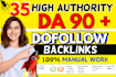 create strong high quality dofollow SEO backlinks high da authority profiles