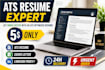write ats resume and cover letter for job applications