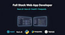 develop full stack web app using react js, next js, fastapi, and python backend