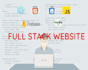 develop full stack website using react, nodejs and firebase