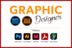 be your digital and print media graphic designer