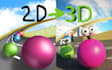 turn your 2d scene into the 3d