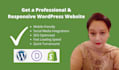 develop a fully responsive wordpress website