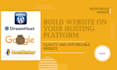 build or design wordpress website on dreamhost, google, hostgator, wordpress,wix
