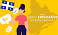 create an engaging french canadian explainer video