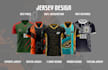 design a full print custom sublimation jersey or sports kit