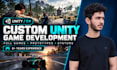 develop your custom unity game for PC and mobile