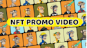 create nft twitter promotion video
