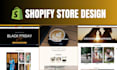 design and ecommerce store using shopify or wordpress