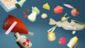 create a bundle of 10 small stylised 3d props