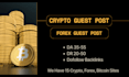 publish crypto, forex, bitcoin guest post with dofollow backlink