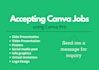 do any canva job designing