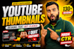 design eye catching youtube thumbnails with high CTR