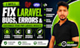 fix and customize PHP laravel website or web application