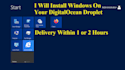 install windows on digitalocean droplet