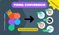 convert figma to react and figma to svelte, HTML, tailwindcss
