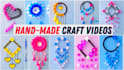 make handmade DIY paper craft youtube videos
