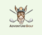 design creative adventure golf logo