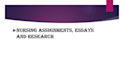 assist with the nursing and shadow health assessment